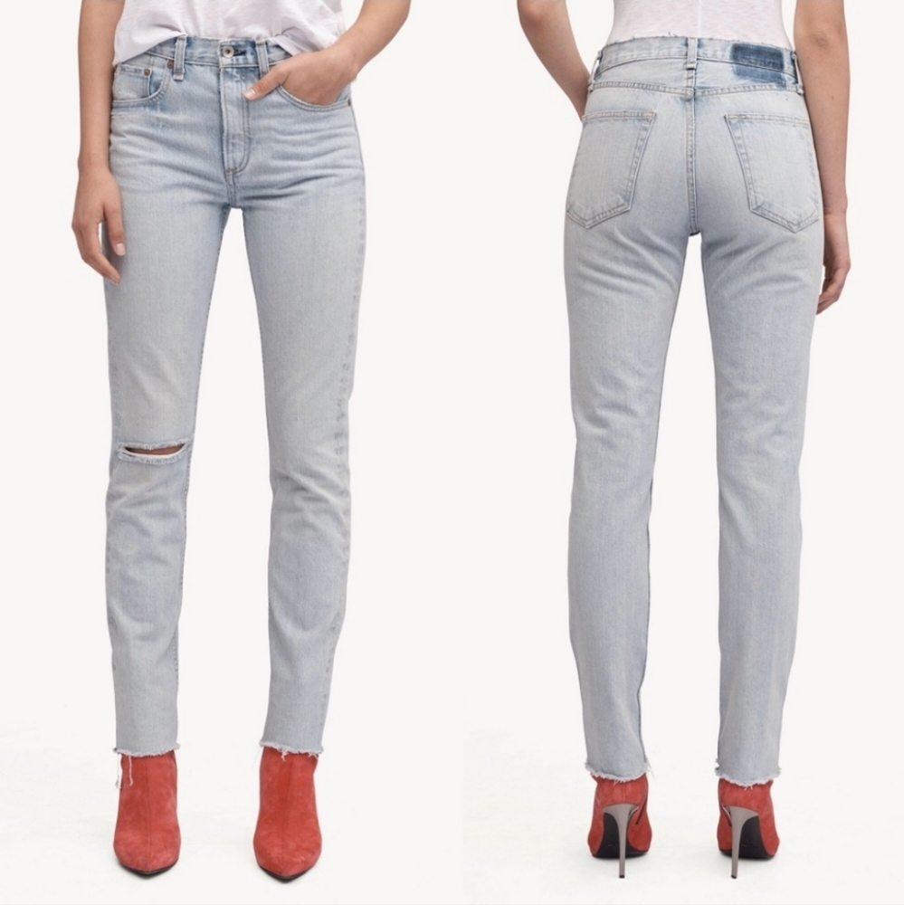 RAG & BONE GLENA HIGH RISE SKINNY JEANS